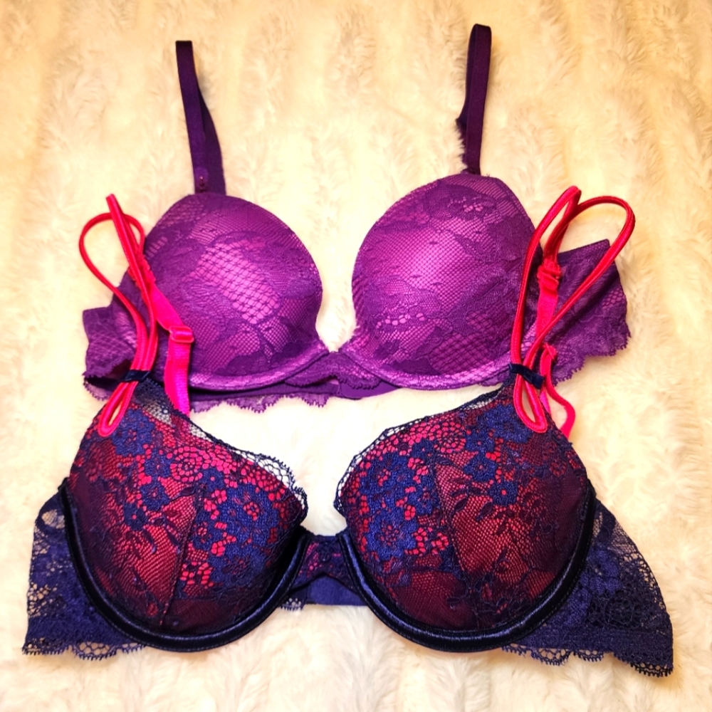 Bundle VS Sexy Little Things and Biolift Demi Lace 34A bras Victoria's Secret